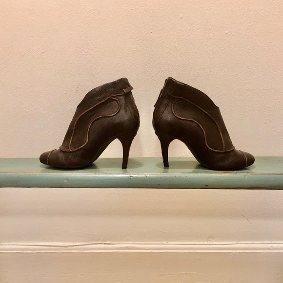 Fly London Stiletto Booties Brown EU40 US9 - 9 1/2 - Picture 9 of 10